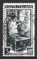 ITALIE. N°575 Oblitéré De 1950. Céramiste. - Porcelana