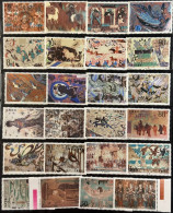 CHINA COLLECTION LOT OF DUNHUANG GROTTES STAMPS + 1 S\S, ALL UM VERY FINE - Collections, Lots & Series