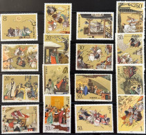 CHINA COLLECTION LOT OF ROMANCE OF 3 KINGDOMS STAMPS + 2 S\S ALL UM VERY FINE - Verzamelingen & Reeksen