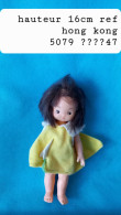 Poupee UNECO à Identifier Hauteur 16cm Robe Jaune - Dolls
