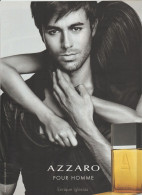 Publicité Papier - Advertising Paper - Azzaro - Publicités Parfum (journaux)