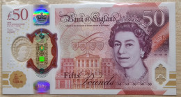 UK Great Britain 50 Pounds 2020 UNC  P- W397 Polymer (Bank Of England) - 50 Pounds