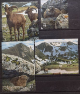 United States USA 2007 Alpine Tundra Alle Säuger 4v Von 10v Im Angebot - Unused Stamps