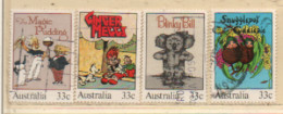 Australien 1985 Kinderbücher MiNr.: 941-944 Gestempelt Australia Used Scott: 960b-e YT: 917-920 Sg: 983-986 - Usati
