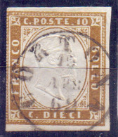 MODENA - No. 14 Bruno -  Used CORTONA - 1869 - Modena