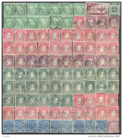 _4Zw687:  Restje Van 97 Zegels:.... Diverse .. Om Verder Uit Te Zoeken.... - Used Stamps