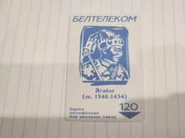 BELARUS-(BY-BEL-098b)-Yagailo-(1348-1434)-(57)(903050)(silver Chip)(120MINTES)-used Card+1card Prepiad Free - Wit-Rusland