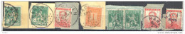3Rv539: Restje Van 8 Zegels Op Fragment(zonder Tab) U.P.L. HAEREN... Om Verder Uit Te Zoeken.. - 1909-34