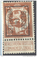 5Nz-998: N° 50: BRUSSEL 14 BRUXELLES - Typos 1912-14 (Lion)