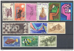 4Zw-473  Restje Van 12 Zegels.... Om Verder Uit Te Zoeken... - Used Stamps (with Tabs)