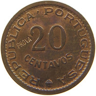 ST. THOMAS AND PRINCE 20 CENTAVOS 1971 PROVA #t065 0691 - Sao Tome And Principe