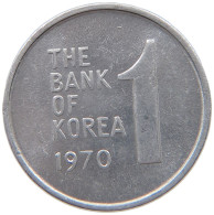 SOUTH KOREA WON 1970  #c040 0741 - Corée Du Sud