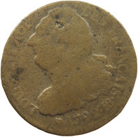 FRANCE 2 SOLS 1792 BB Louis XVI (1774-1793) #c015 0215 - 1791-1792 Verfassung 