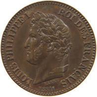 FRANCE 2 CENTIMES 1842 LOUIS PHILIPPE I. (1830-1848) ESSAI #T079 0101 - Other & Unclassified