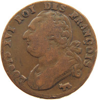 FRANCE 12 DENIERS 1792 PAU Louis XVI. (1774-1793) RARE #t016 0075 - 1791-1792 Franse Grondwet