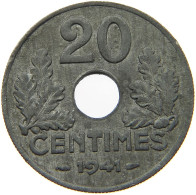 FRANCE 20 CENTIMES 1941  #a006 0187 - Other & Unclassified