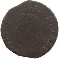 FRANCE DOUBLE TOURNOIS 1642 LOUIS XIII. (1610–1643) #a015 0497 - 1610-1643 Luigi XIII Il Giusto