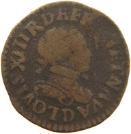 FRANCE DOUBLE TOURNOIS 1613 D LOUIS XIII. (1610–1643) #c034 0209 - 1610-1643 Ludwig XIII. Der Gerechte