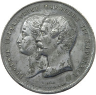 FRANCE MEDAL 1855 Napoleon III. (1852-1870) EUGENIE PALAIS DE INDUSTRIE, CAQUE #tm2 0477 - Autres & Non Classés