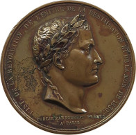 FRANCE MEDAL 1843 Napoleon I. (1804-1814, 1815), MONTAGNY #sm03 0917 - Other & Unclassified