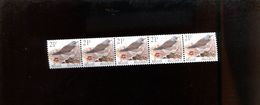 Belgie Buzin Birds 2792 Strook Rolzegels R89 Met Tandingcuriositeit ZM RR 03285 - 1991-2020