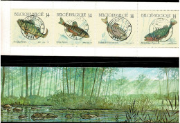 1990 B20 (2383-2386)( Roeselare) Postfris Met Filatelistische Stempel / MNH Avec Cachet Philatéliques : Vissen / Poisson - 1953-2006 Moderni [B]