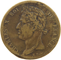 FRENCH COLONIES 5 CENTIMES 1828 A Charles X. (1824-1830) #c061 0059 - Colonie Francesi (1817-1844)
