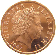 GIBRALTAR 2 PENCE 2001 Elizabeth II. (1952-2022) #s023 0241 - Gibilterra