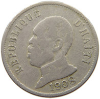 HAITI 50 CENTIMES 1908  #s039 0215 - Haiti