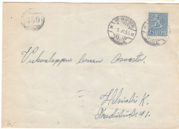 Finlande - Lettre De 1955 - Oblit Honkakoski - Avec Cachet Rural 350 - - Covers & Documents