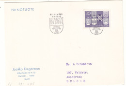 Finlande - Carte Postale De 1960 - Oblit Riihimäki - Armoiries - - Lettres & Documents