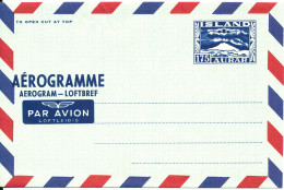 Iceland Aerogramme 175 Aurar In Mint Condition - Airmail