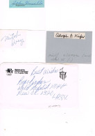 JEUX OLYMPIQUES - AUTOGRAPHES DE MEDAILLES OLYMPIQUES - CONCURRENTS DES ETATS-UNIS  - - Autógrafos