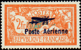 France Variétés Poste Aérienne N°1a  Coin De L'écusson Cassé TB Centré (cote 1400+100%=2800) Qualité:* - Non Classés