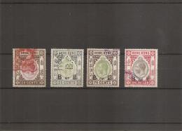 Hong-Kong  ( Lot De 4 Timbres Fiscaux-postaux Différents Oblitérés  ) - Francobollo Fiscali Postali