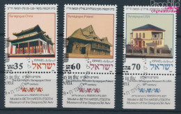 Israel 1105-1107 Mit Tab (kompl.Ausg.) Gestempelt 1988 Jüdische Festtage: Synagogen (10253532 - Used Stamps (with Tabs)