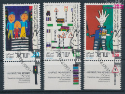 Israel 1266-1268 Mit Tab (kompl.Ausg.) Gestempelt 1993 Kinderzeichnungen (10253446 - Usados (con Tab)