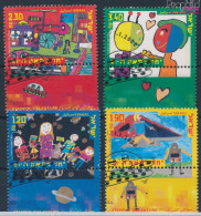 Israel 1537-1540 Mit Tab (kompl.Ausg.) Gestempelt 2000 Malwettbewerb Für Kinder (10253308 - Used Stamps (with Tabs)