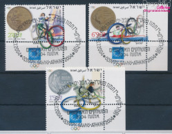 Israel 1788-1790 Mit Tab (kompl.Ausg.) Gestempelt 2004 Olympische Sommerspiele (10253817 - Gebraucht (mit Tabs)