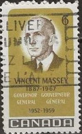 CANADA 1969 Vincent Massey 1st Canadian-born Governor-general - 6c Vincent Massey  AVU - Gebraucht