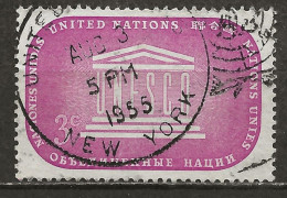 NATIONS-UNIES - NEW-YORK: **, N° YT 33, TB - Gebraucht