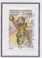 Andorre Français - Andorra 2002 Y&T N°569 - Michel N°590 (o) - 0,46€ EUROPA - Used Stamps