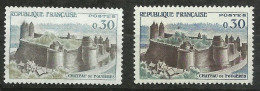 France N° 1234 Fougères Gris Bleu Et Vert   Neuf  ( * ) AB/B  Timbre Type Sur Les Scans Pour Comparer Soldé ! ! ! - Nuovi