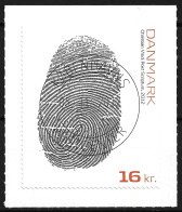 DENMARK DANMARK 2012 ART PAINTING Fingerprint Mi.# 1722 CTO UNUSED LUXE STAMP - Usati