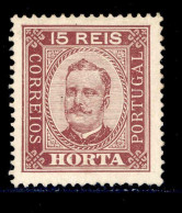 ! ! Horta - 1892 D. Carlos 15 R (Perf. 13 1/2) - Af. 03 - No Gum - Horta