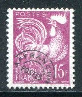 FRANCE- Préoblitéré Y&T N°112- Oblitéré - 1953-1960