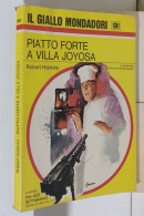 I116893 Classici Giallo Mondadori 1361 - R Hopkins - Piatto Forte A Villa Joyosa - Thrillers