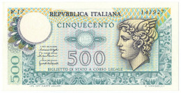 500 LIRE BIGLIETTO DI STATO MERCURIO SERIE SOSTITUTIVA 20/12/1976 QFDS - Autres & Non Classés