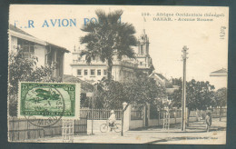 75c. PA Obl. Sc CASABLANCA MAROC Sur C.P. De DAKAR Exp. Le 10-1-1925 Vers Anvers + Griffe AFFRANCHISSEMENT INSUFFISANT A - Posta Aerea