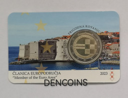 2 Euro CROACIA 2023 COINCARD - CROATIA  - NEUF - SIN CIRCULAR - NEW 2€ - Kroatië